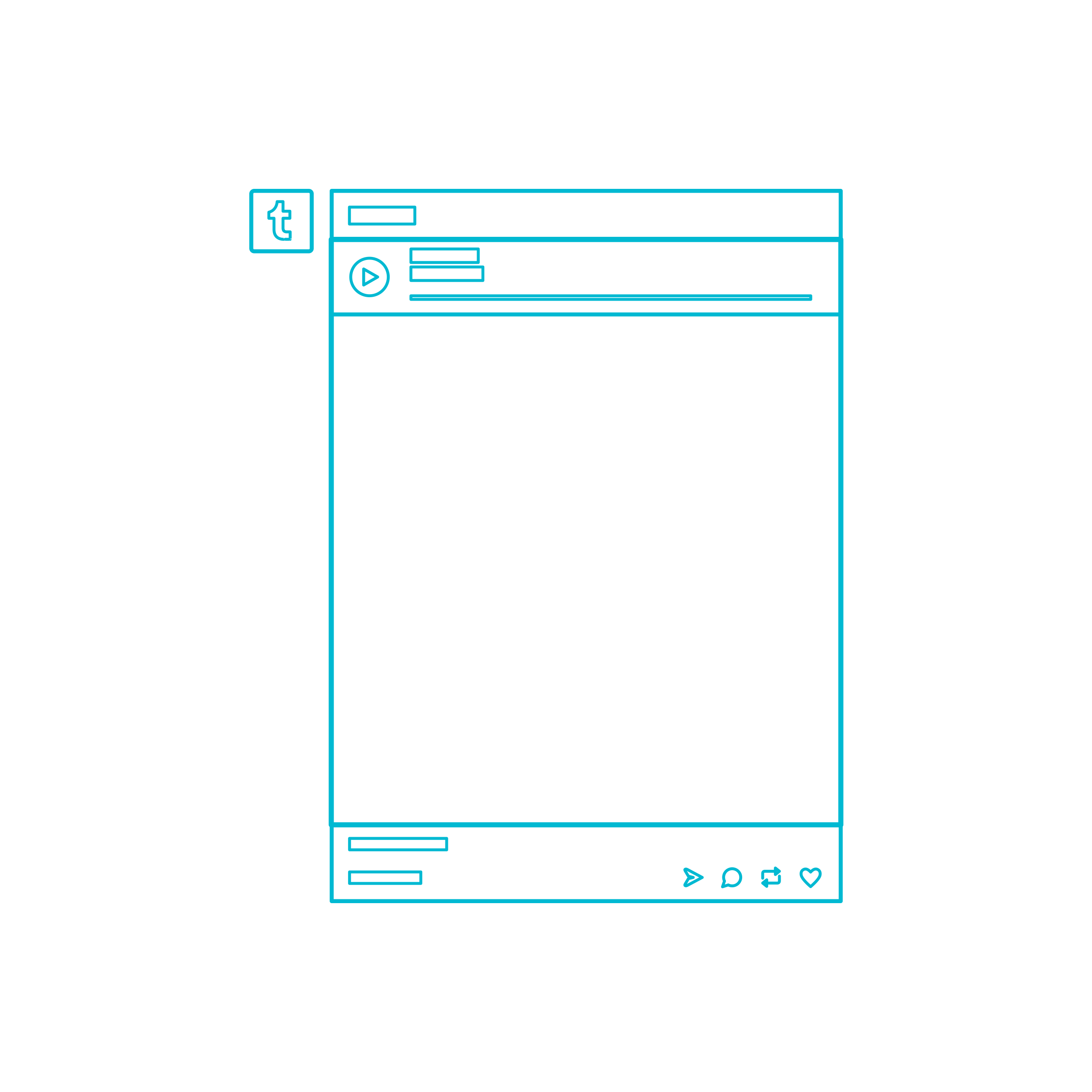 Digital Tumblr Post Audio Clean Monoline Svg Vector Free Vectors